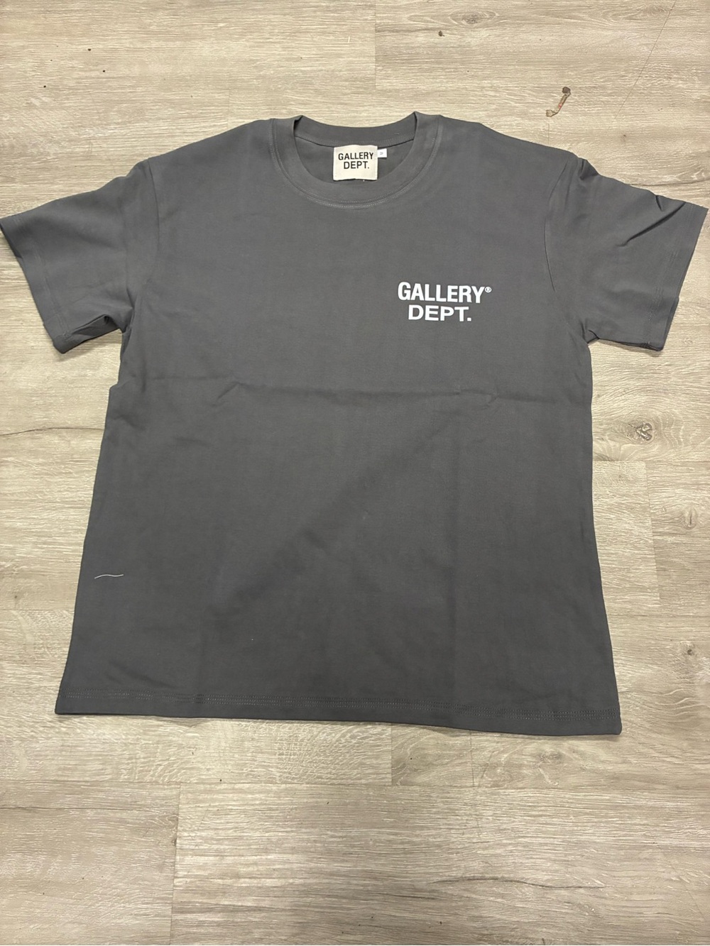 Gallery Dept Charcoal Short Sleeve Logo Tee